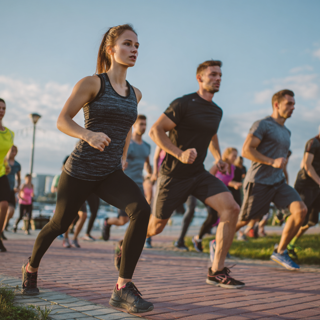 Healthy Ukrainian family of different ages preparing nutritious meals together in a bright kitchen, focusing on fresh vegetables and wholesome ingredients